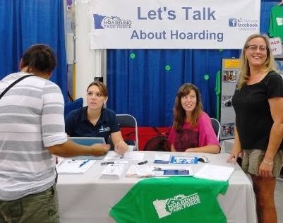 Let's Talk About Hoarding community booth
